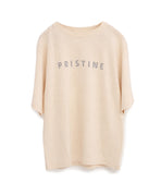 オーガニックコットン 「 【30th】PRISTINEロゴ入りTシャツ（グレー）」｜PRISTINE
