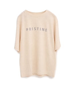 オーガニックコットン 「 【30th】PRISTINEロゴ入りTシャツ（グレー）」｜PRISTINE
