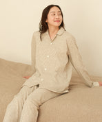 ヤクエアニット ボーダーパジャマ