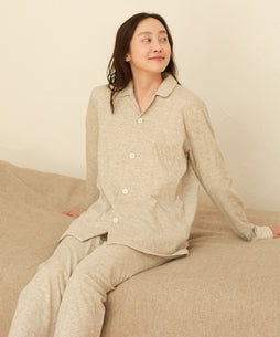 ヤクエアニット ボーダーパジャマ