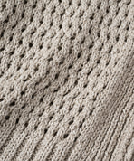 コットンリネンヤク透かし編みベスト