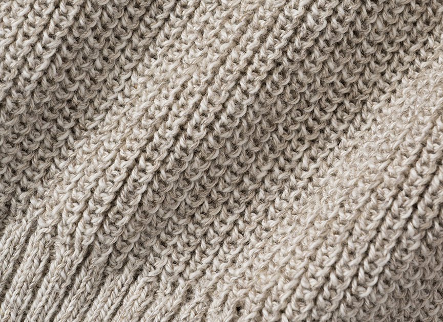 天然繊維の織りなすグレーを楽しむ