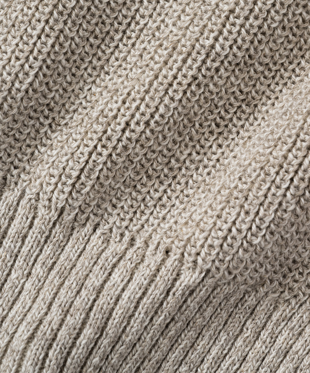 コットンリネンヤク片畦ニットカーディガン – PRISTINE