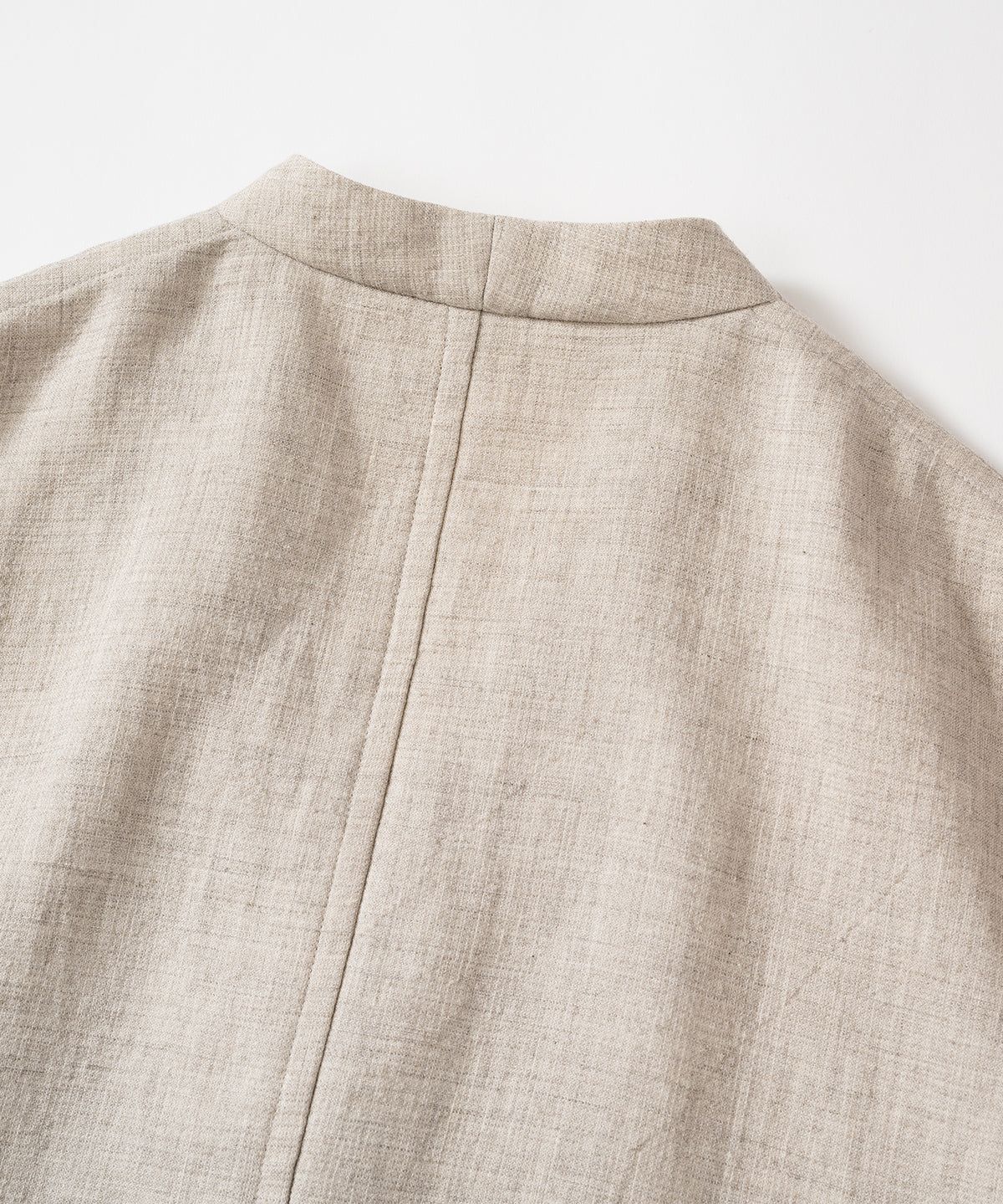 コットンリネンヤク二重織りジャケット
