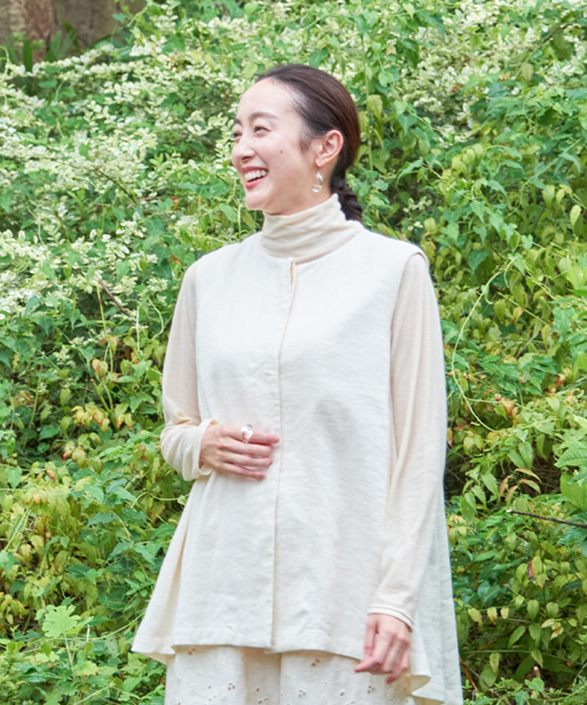 モデル身長163cm ナチュラル着用