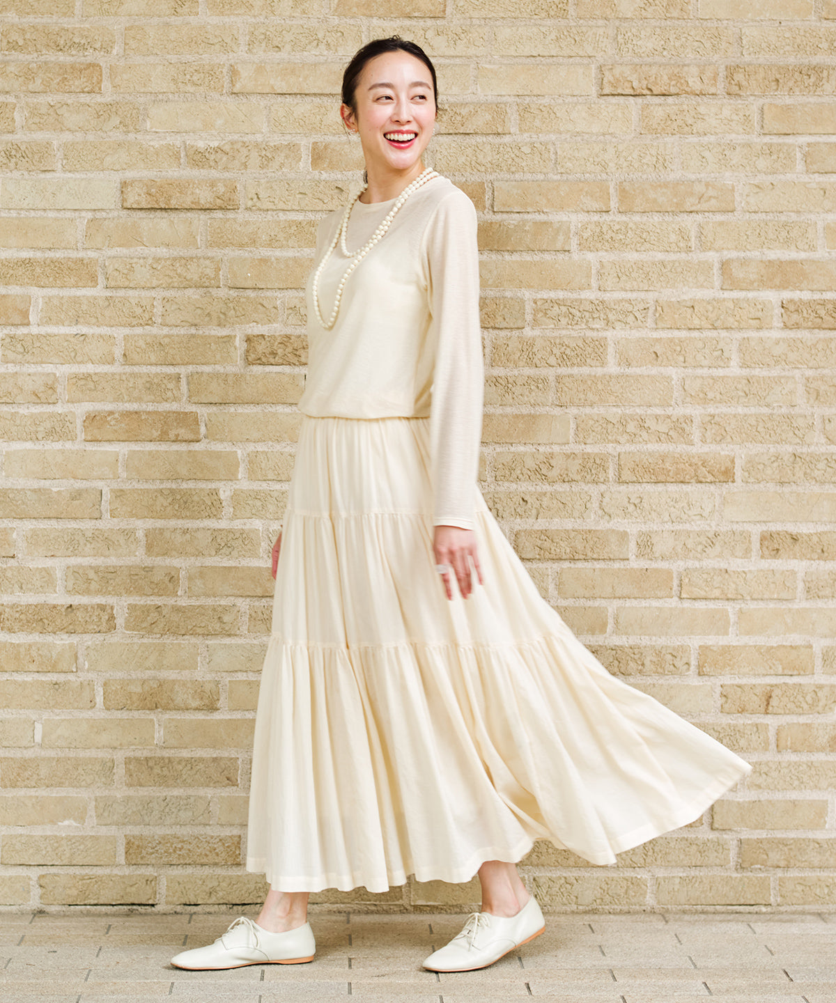 モデル身長163cm　ナチュラル着用