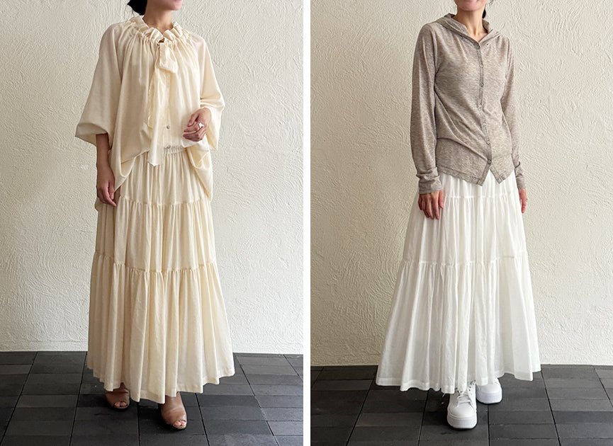 一気にスタイリングが華やぐ一枚