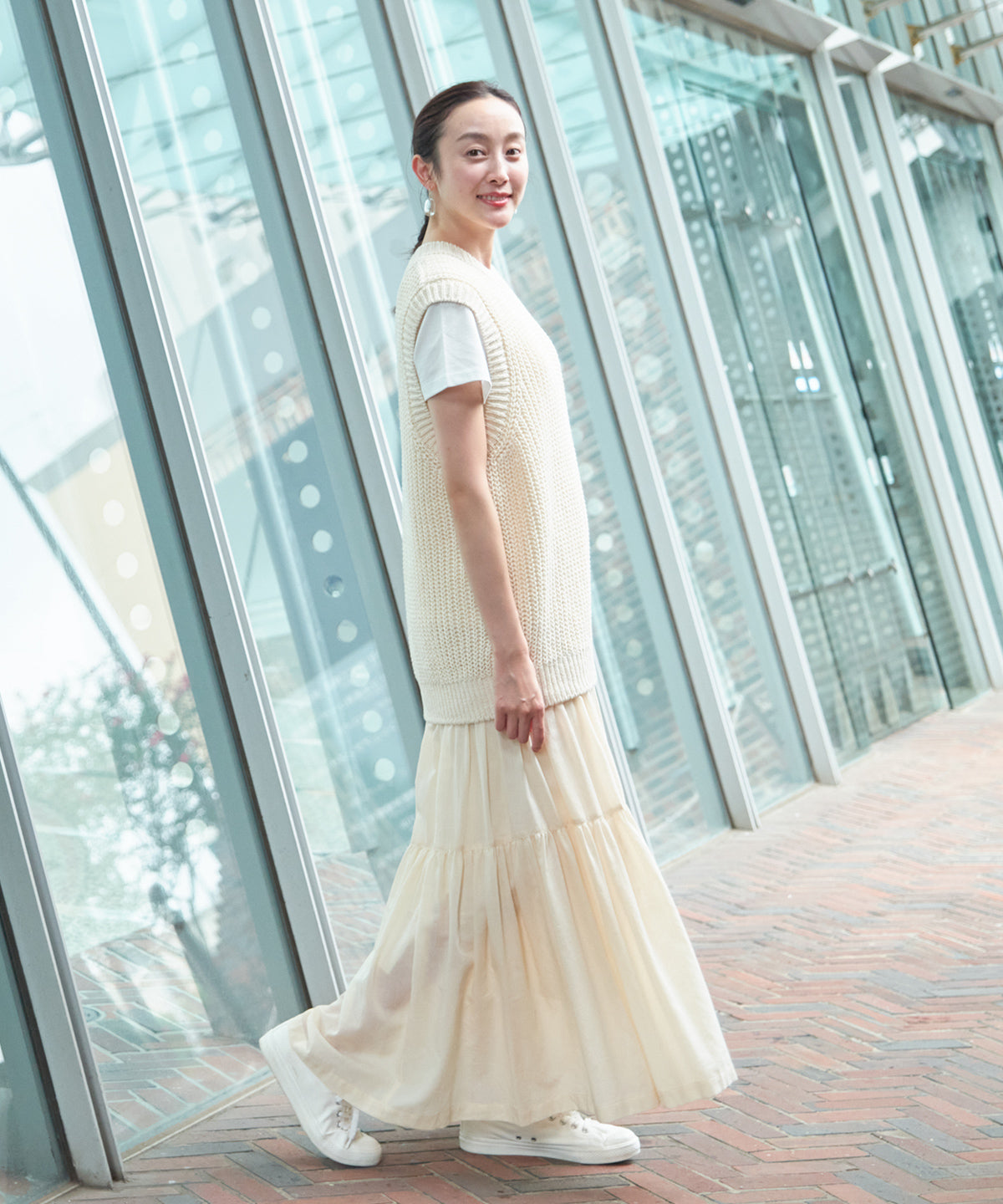 モデル身長163cm　ナチュラル着用