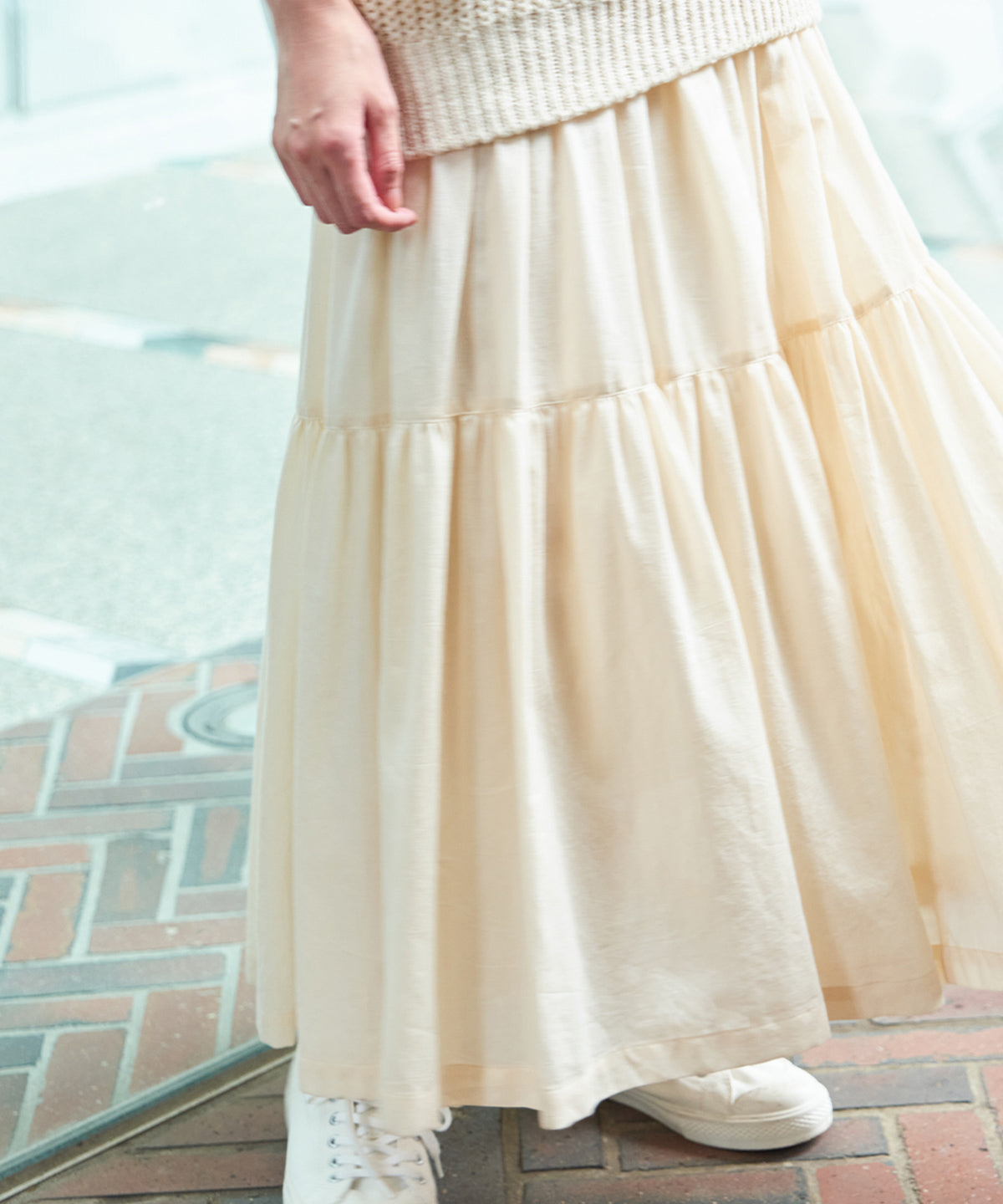 モデル身長163cm　ナチュラル着用