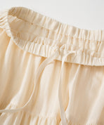 カルゼティアードスカート（ナチュラル）