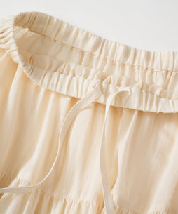 カルゼティアードスカート（ナチュラル）