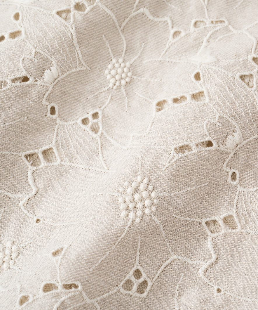 フラワーエンブコート（グレー）