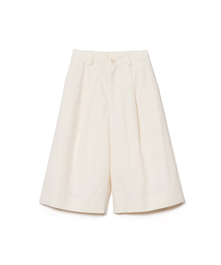 和紙コットンツイルバミューダパンツ