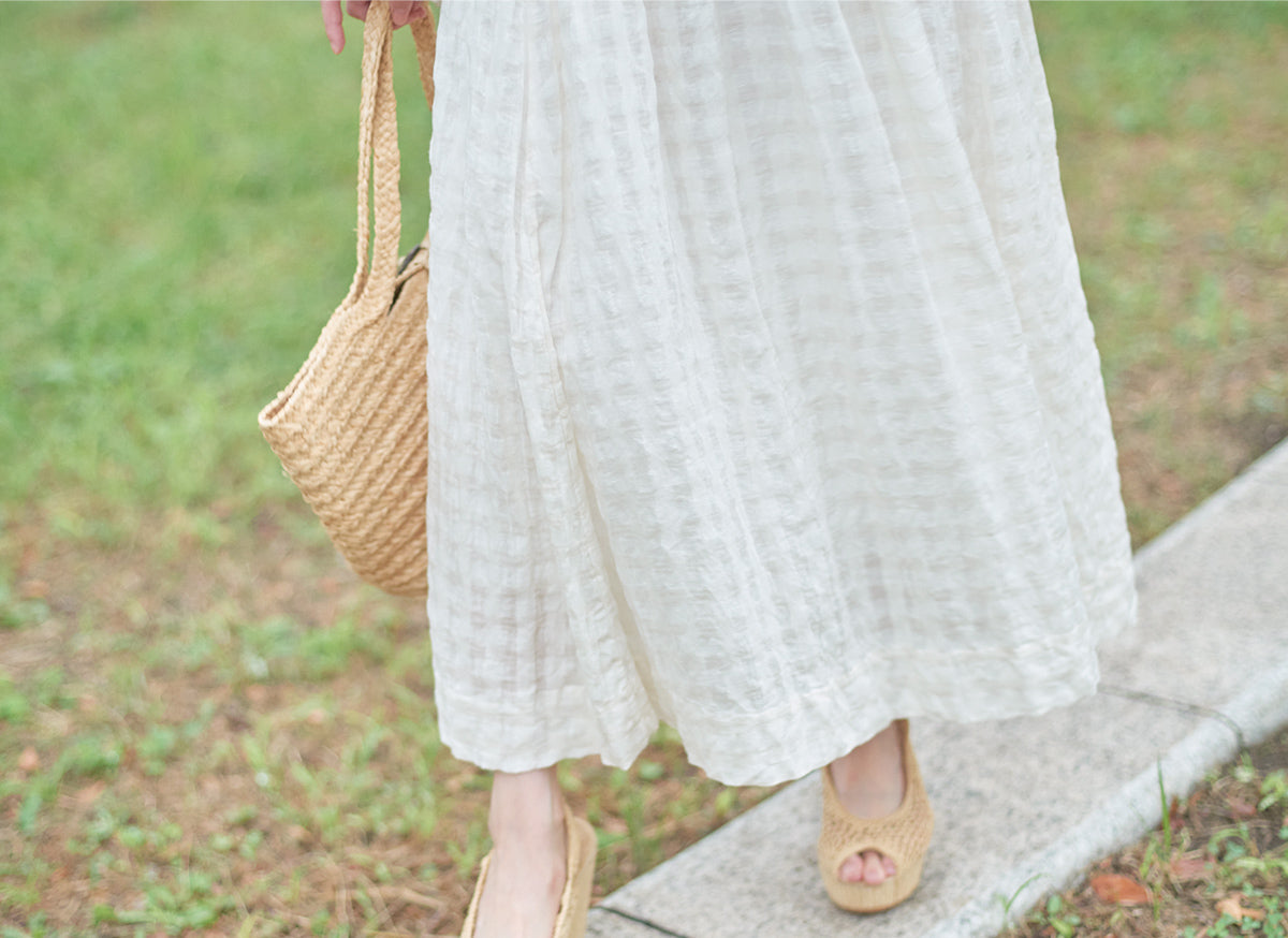 ふんわりエアリーなギャザースカート