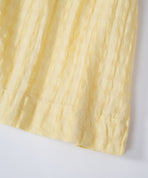 シャドウチェックギャザースカート（草木染め）