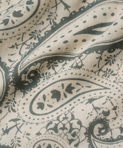 a_green paisleyシャツ