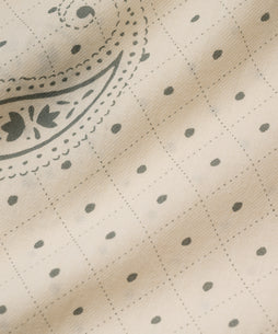 b_green paisleyパンツ