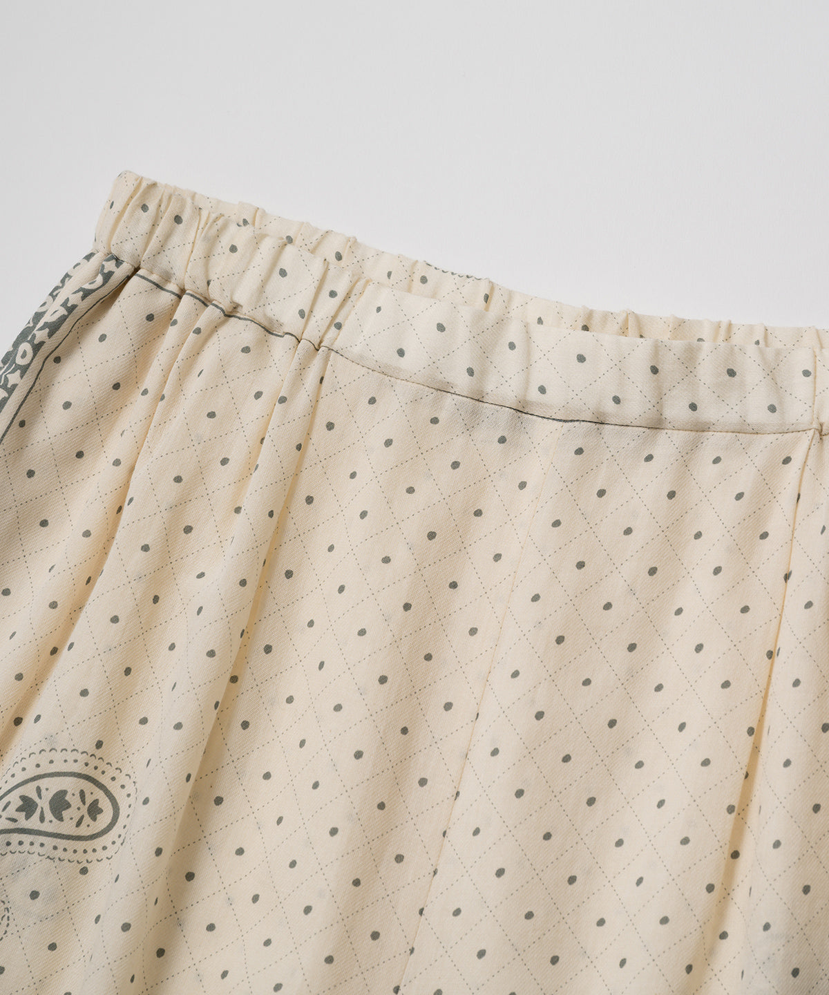 b_green paisleyパンツ