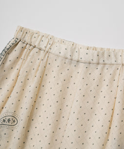 b_green paisleyパンツ