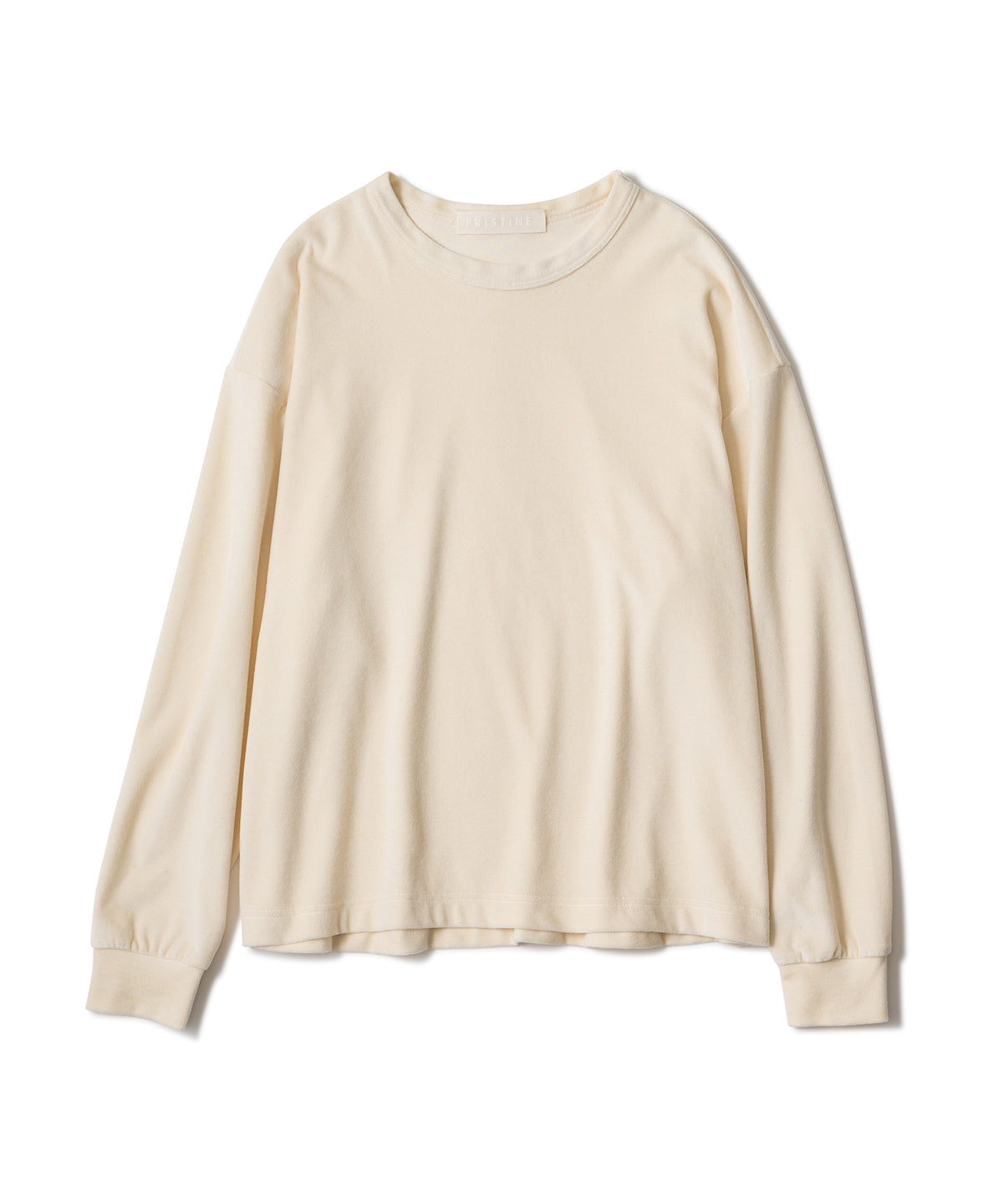 オーガニックコットン 「 ベロアリラクシングプルオーバー 」｜PRISTINE