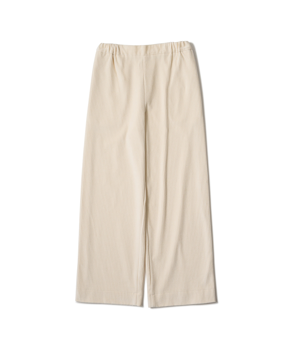 オーガニックコットン「ニットコールベロアパンツ」｜PRISTINE