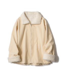 オーガニックコットン 「 モケットスタンドカラーブルゾン 」｜PRISTINE