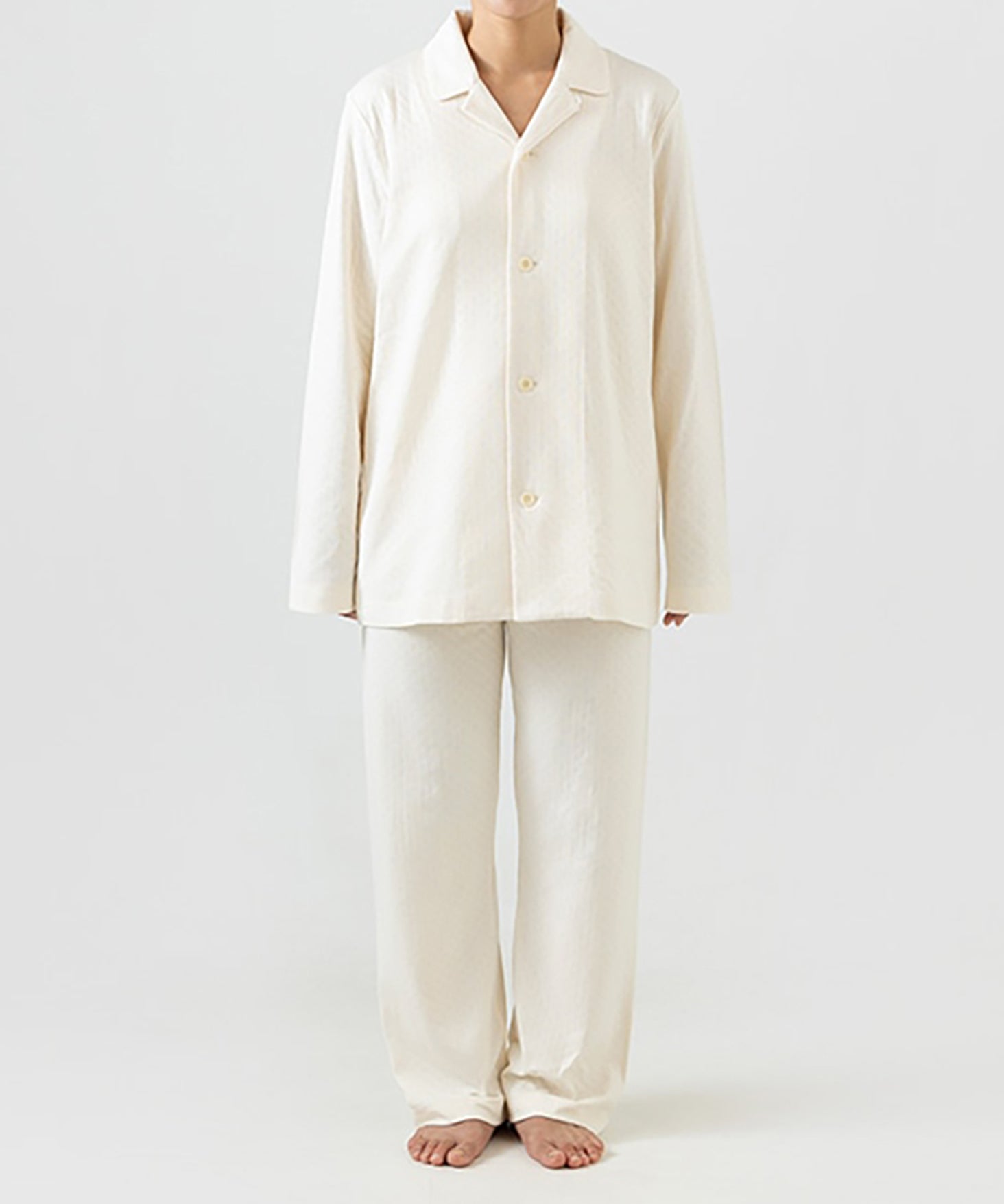 エアニット 前開きパジャマ