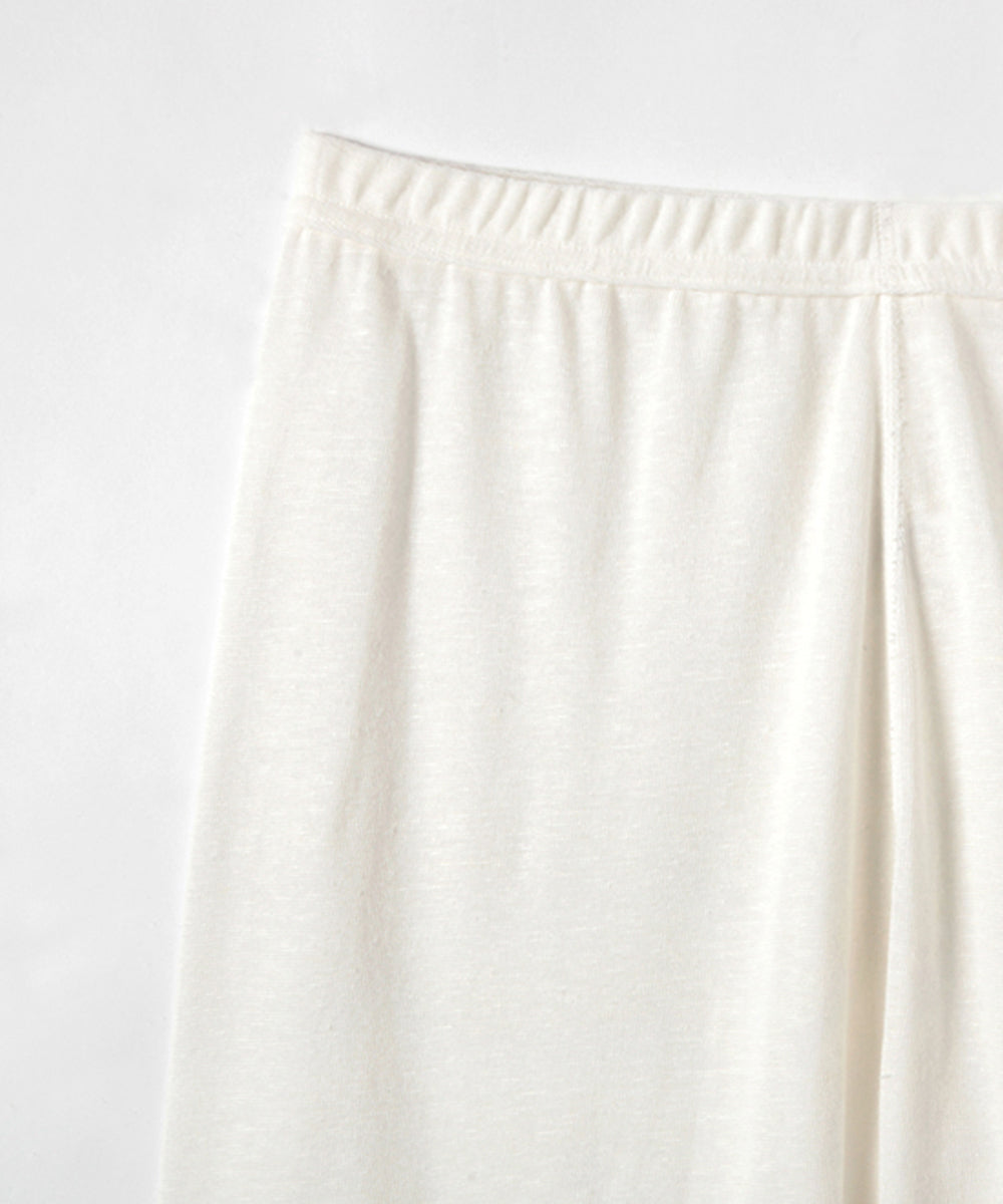 コットンリネン天竺 レギンス