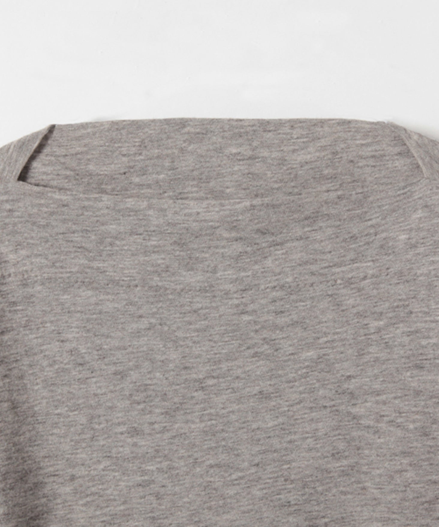 ヤクコットン ボートネック長袖Ｔシャツ