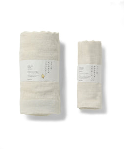 コットンリネンダブルガーゼ フラットシーツ