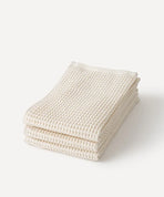 ワッフルフェイスタオル×2点