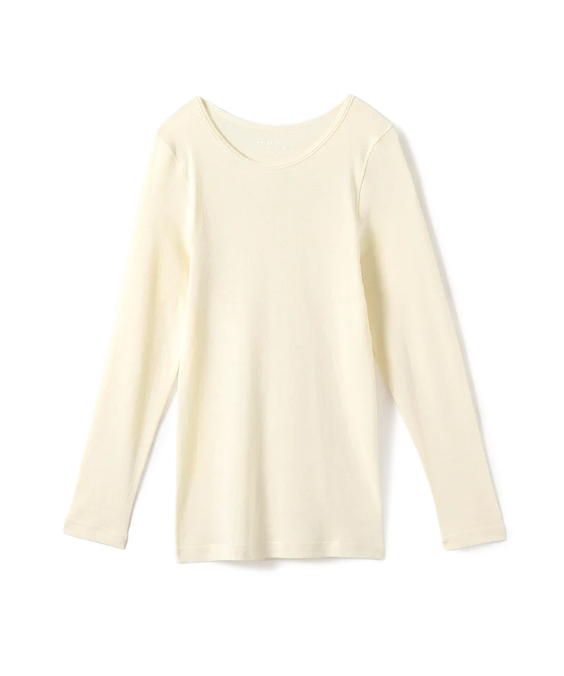 オーガニックコットン 「 セーターイン 長袖 」｜PRISTINE