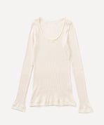 チューブテレコクルーネック