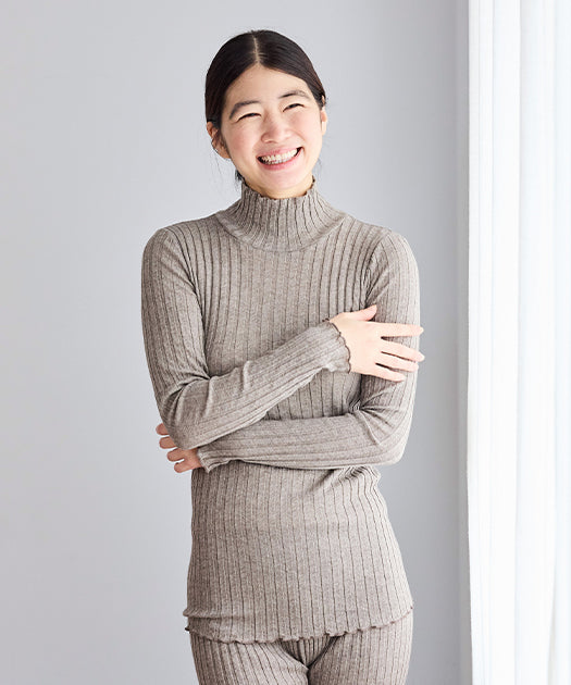 フォレストグレイタートルプルオーバー / オーガニックコットン – PRISTINE フォレストグレイタートルプルオーバー / オーガニックコットン – PRISTINE