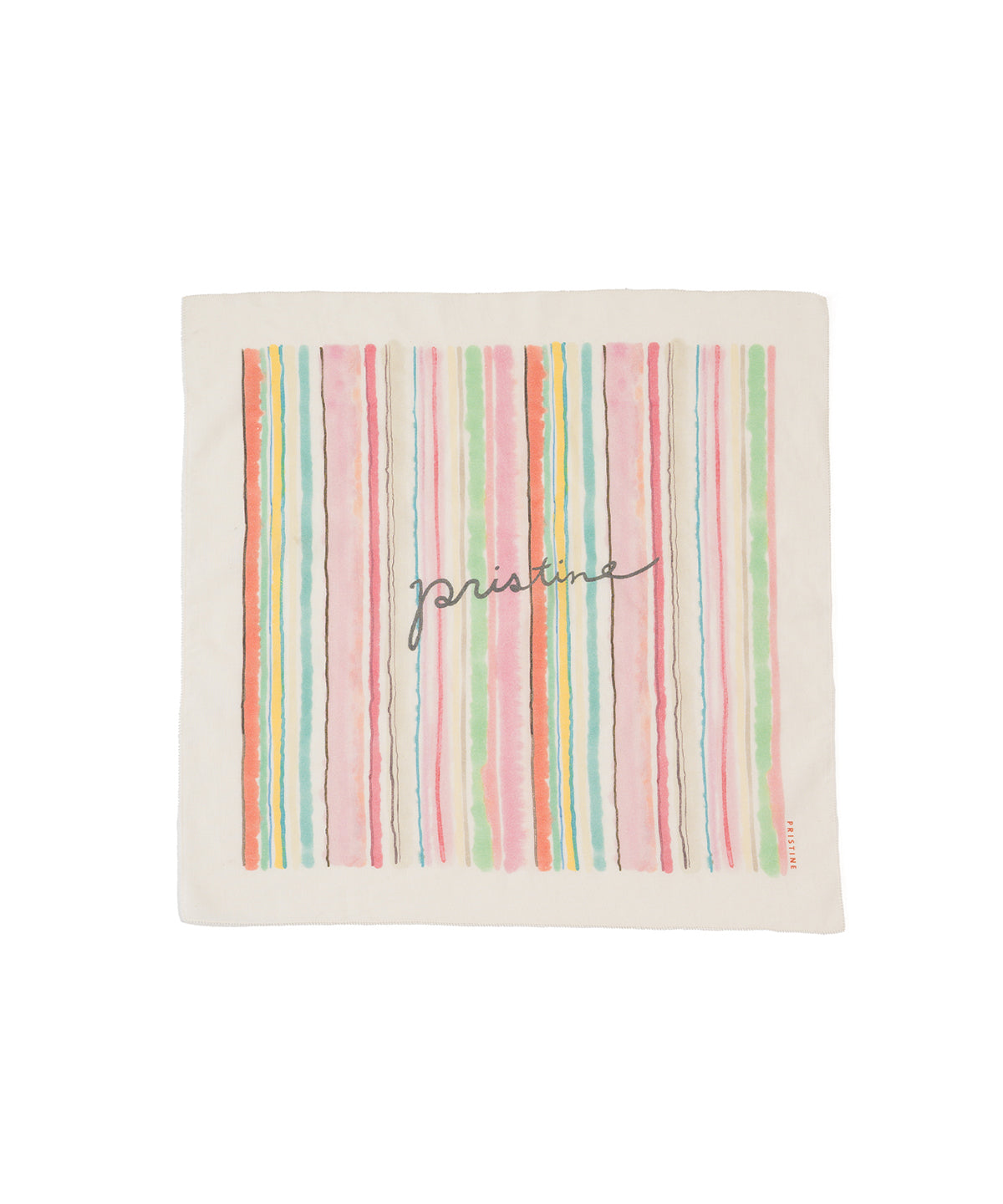 オーガニックコットン 「 Sun Stripe スカーフ 」｜PRISTINE