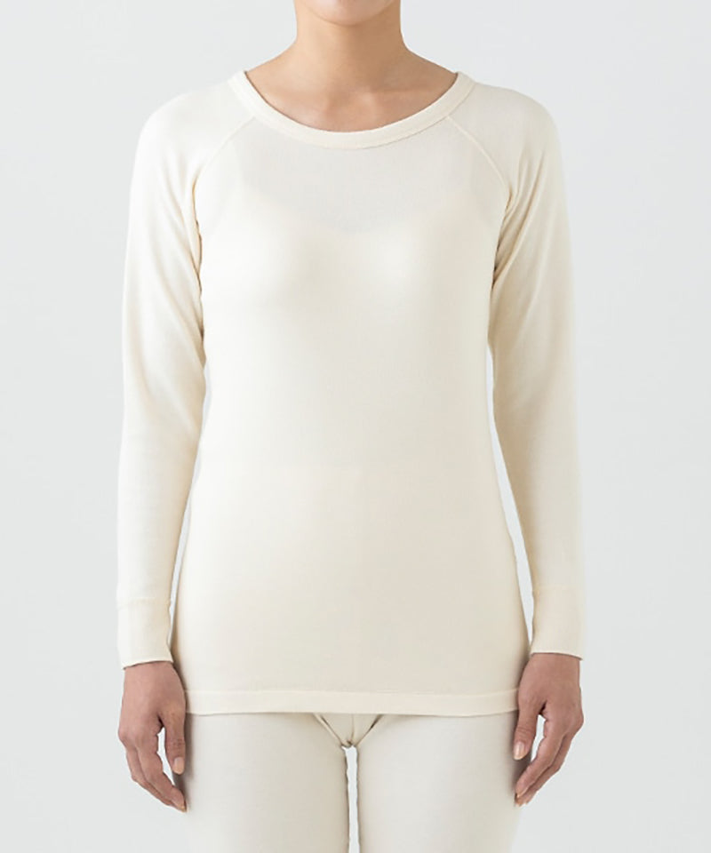 パンケーキニット ラグラン9分袖 / オーガニックコットン – PRISTINE