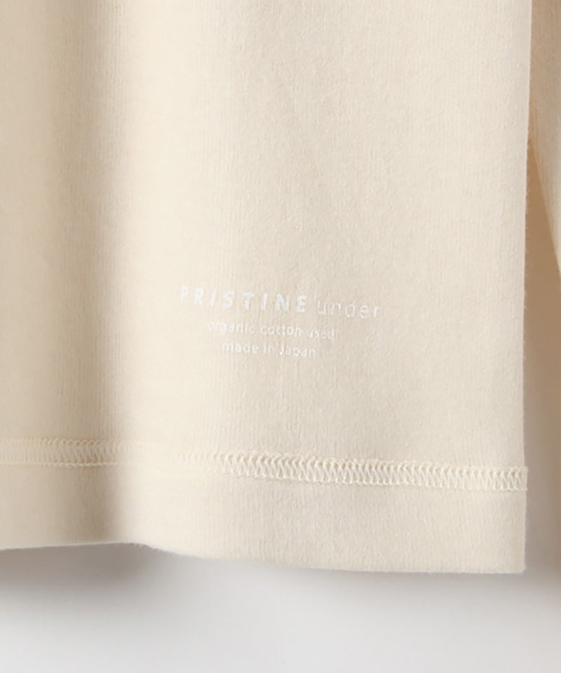 パンケーキニット ハイネックプルオーバー / オーガニックコットン