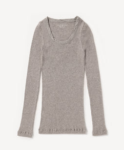 ヤクコットン チューブテレコ 長袖プルオーバー