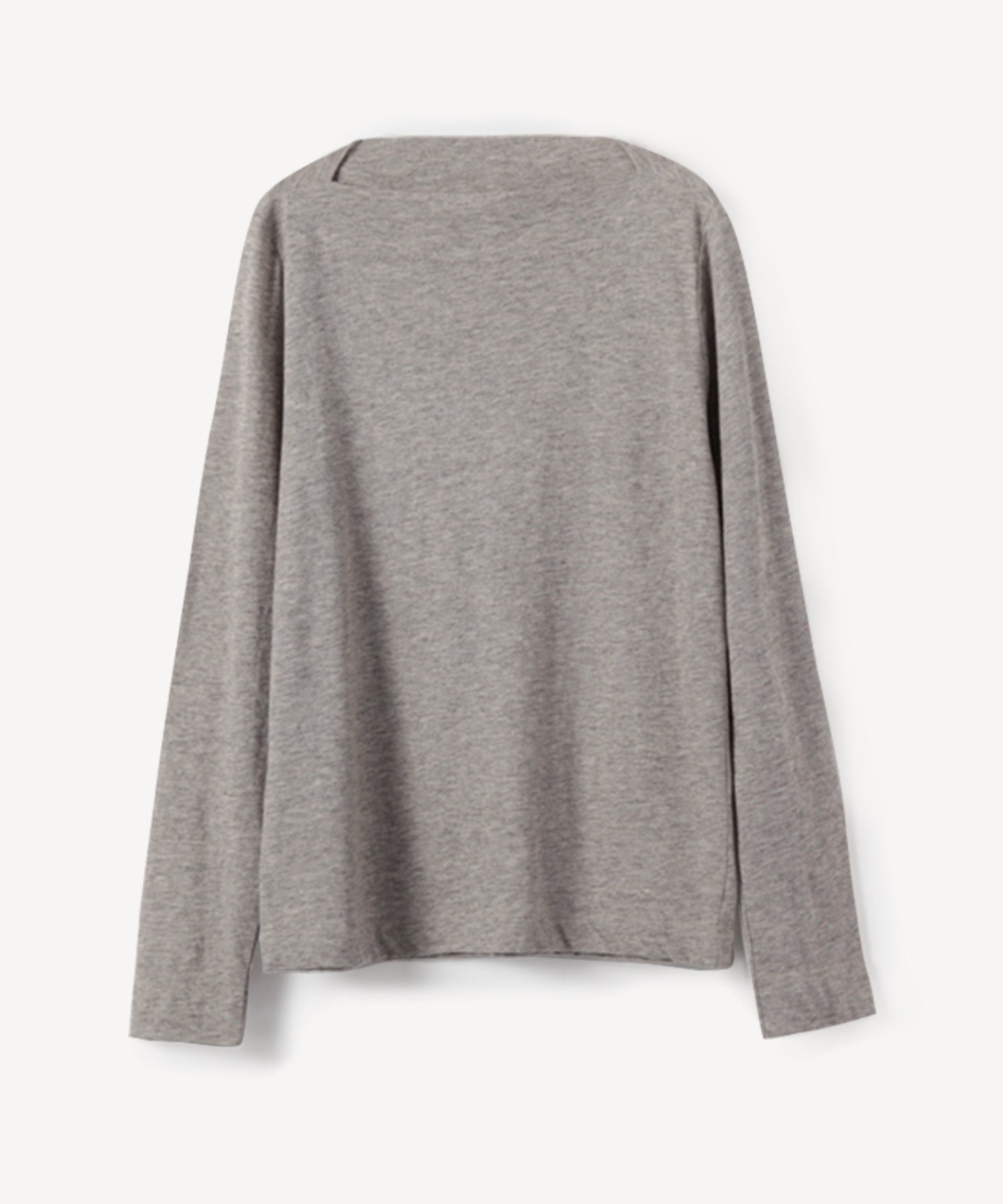 オーガニックコットン 「 ヤクコットン ボートネック長袖Ｔシャツ 」｜PRISTINE