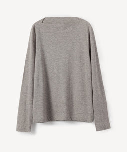オーガニックコットン 「 ヤクコットン ボートネック長袖Ｔシャツ 」｜PRISTINE