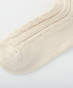 コットンケーブルソックス