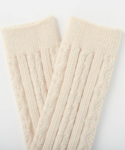 コットンケーブルソックス