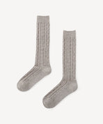 オーガニックコットン 「 ケーブルソックスセット 」｜PRISTINE