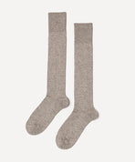 オーガニックコットン 「 ヤクコットンリブハイソックス 」｜PRISTINE