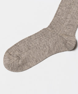 ヤクコットンリブハイソックス