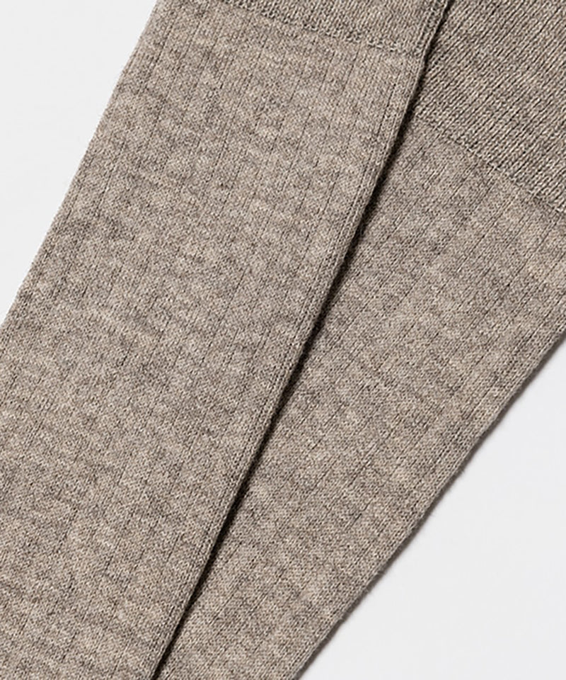 ヤクコットンリブハイソックス