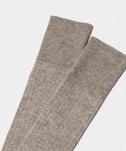 ヤクコットンリブハイソックス