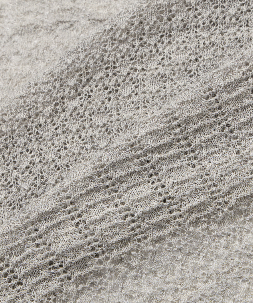 アルパカレーシーニットスカーフ