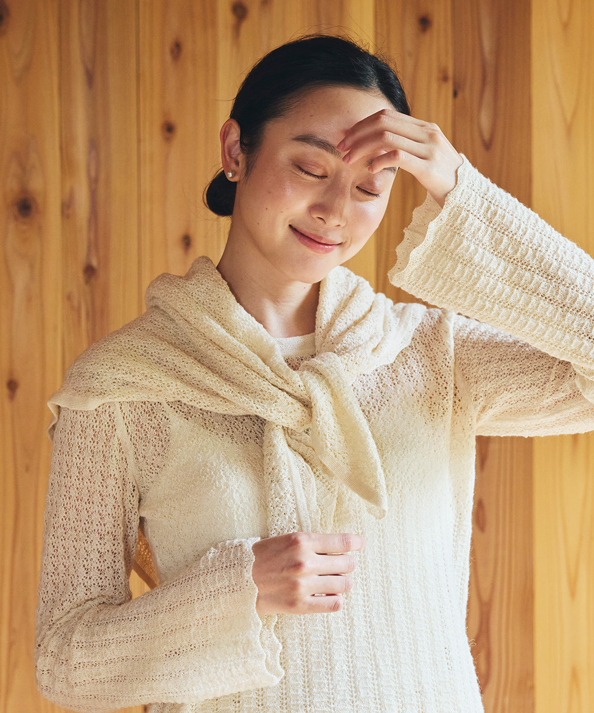 モデル身長 163cm ナチュラル着用