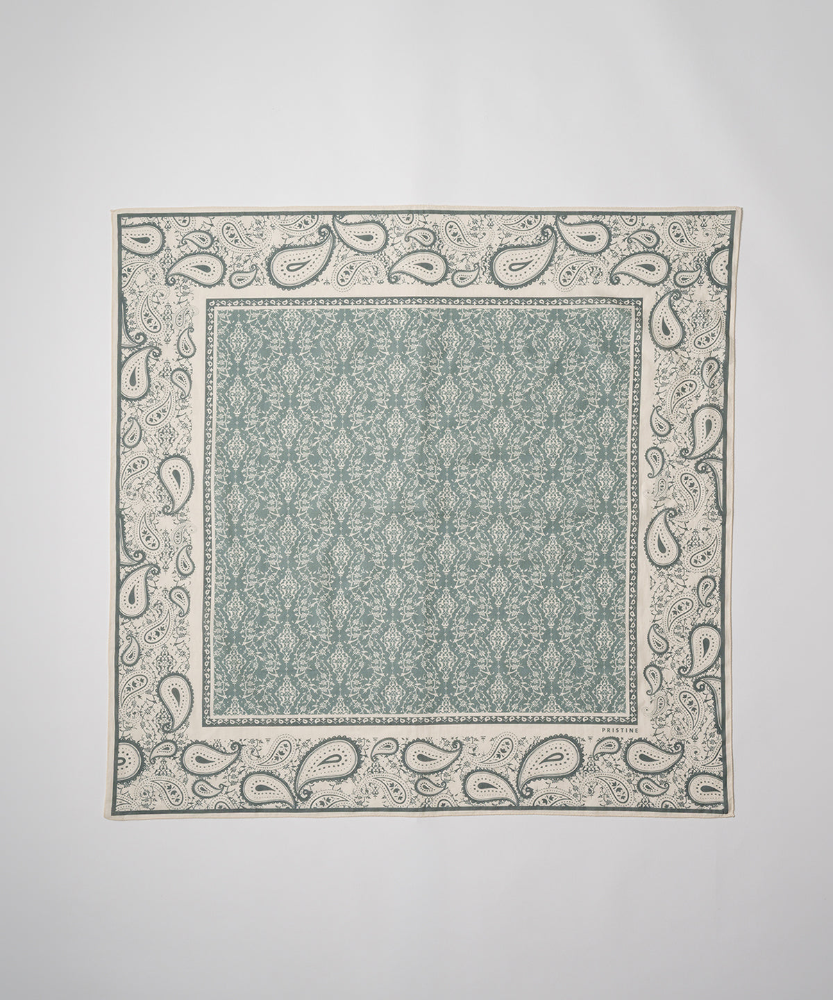 green paisleyスカーフ
